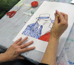 EB- Close up- cartoon Project